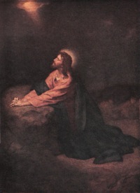 Christ in Gethsemane by Heinrich Ferdinand Hofmann